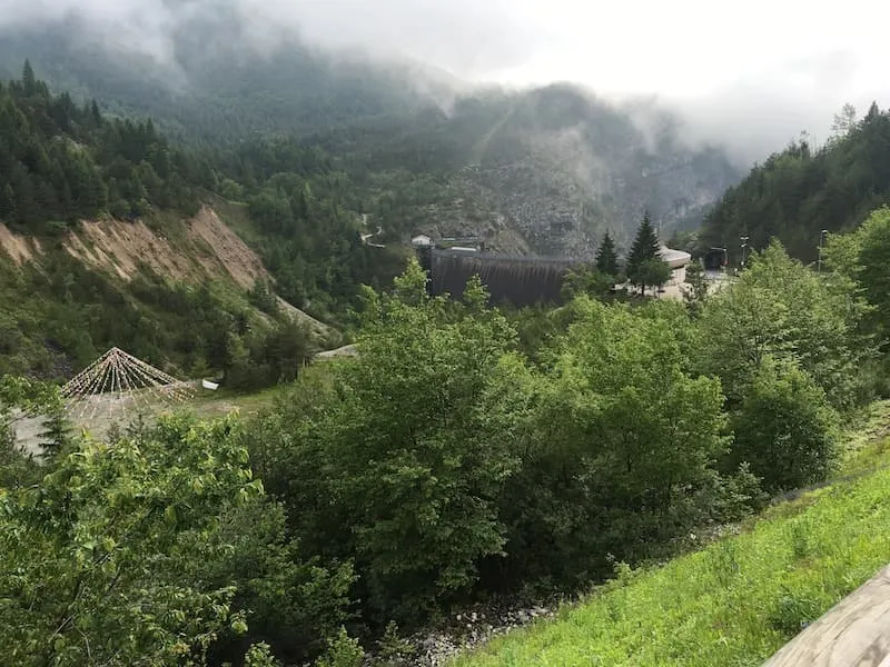 Diga del Vajont: infrastruttura, viabilità e accessi stradali