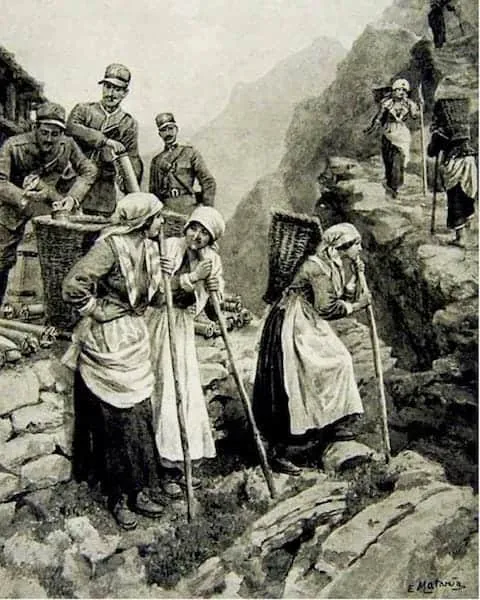 La Grande Guerra in Carnia: l'eroismo delle portatrici