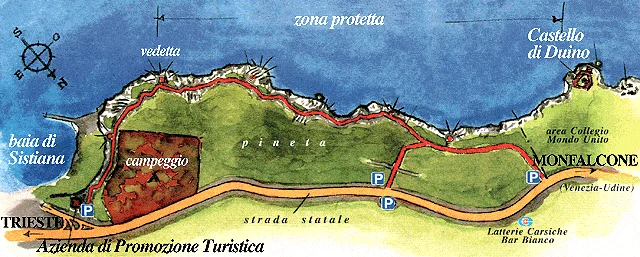Sentiero Rilke: l'itinerario sulle falesie di Duino - Itinerari in Friuli Venezia Giulia