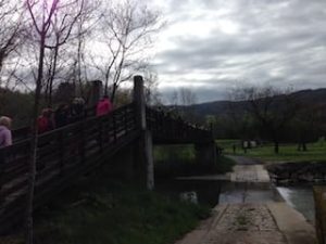 Passerella sul fiume Cosizza