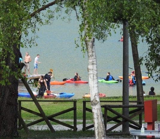 kayak lago di Cavazzo