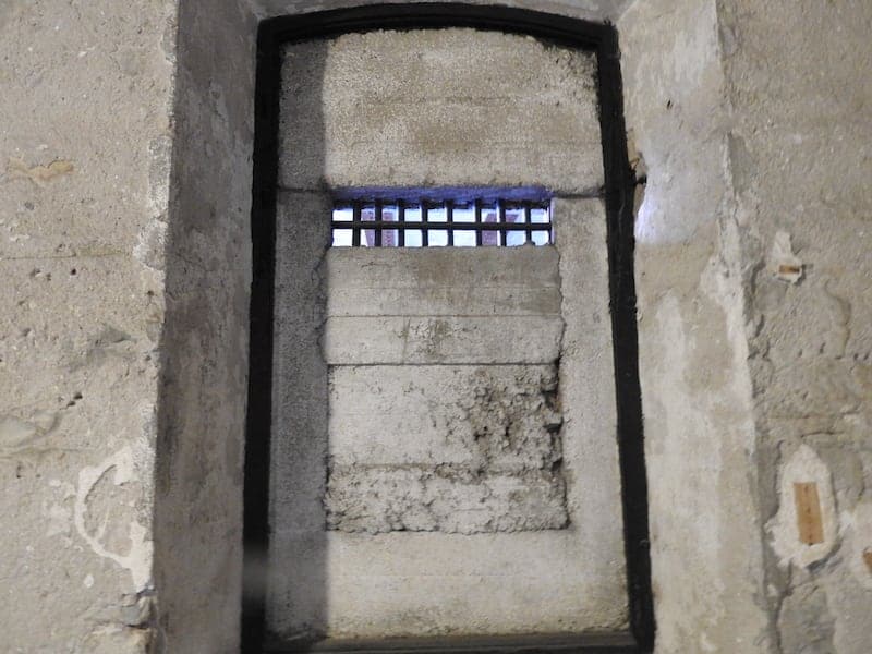 finestra cella della morte San Sabba