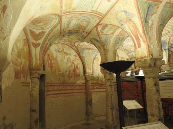 cripta degli affreschi